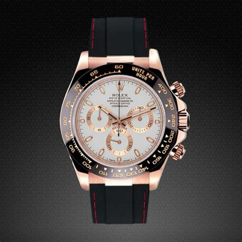 rolex daytona brown strap|rolex daytona with rubber strap.